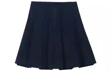 东鲸岁时记 八箱箱褶裙纯色褶皱短款半身裙