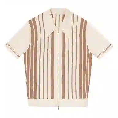 CULTUM Retro Striped Polo