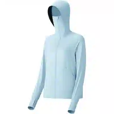 蕉下 宽松插肩连帽纯色防晒服 女款