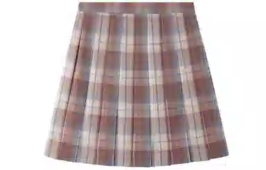 东鲸岁时记 格子制服百褶半身裙 女款