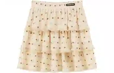 CHUU High Waist Floral Skirt