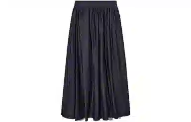 COS A-Line Midi Skirt Indigo