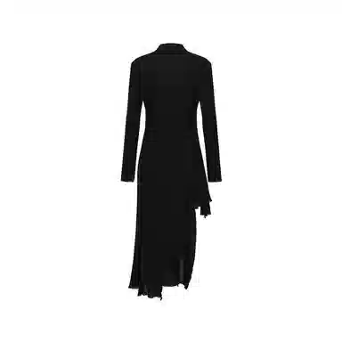 Yohji Yamamoto Irregular Hem Blazer Dress