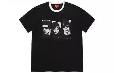 Supreme x The Velvet Underground Ringer Tee Black