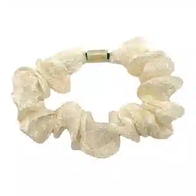 简应舒 小清新百搭 欧根纱 发圈 男女同款情侣款