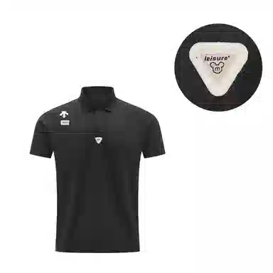 DESCENTE TRAINING logoPolo BK-tap shoe