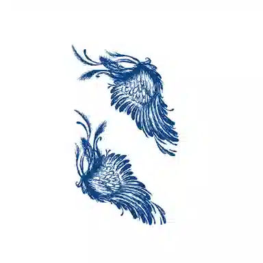 猎己  绽放草本防水防汗不反光纹身贴