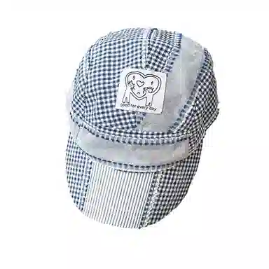 杨同学 爱心平顶帽 聚酯纤维 鸭舌帽 男女同款情侣款