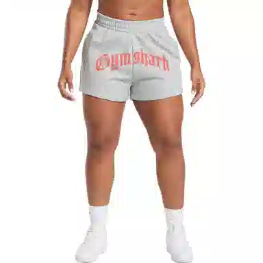 GYMSHARK Strength Department Graphic Shorts logo