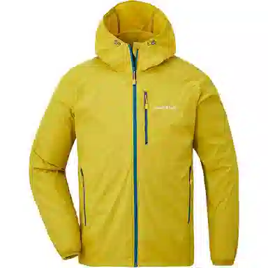 MONTBELL Letter Zip Hoodie Jacket Men