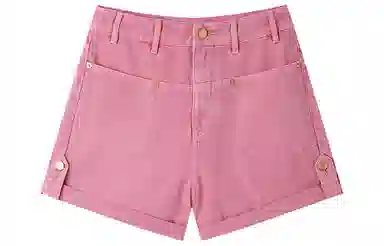 太平鸟 笑脸牛仔短裤 女款