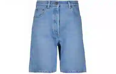 Prada Denim Shorts Light Blue