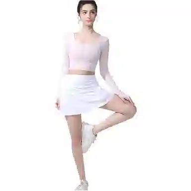 欧迪芬 简约舒适高腰修身包臀设计百搭纯色显瘦优雅可爱性感个性气质休闲短裙 女款