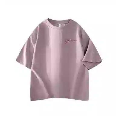 MJ STYLE Vintage Embroidered Logo T-Shirt