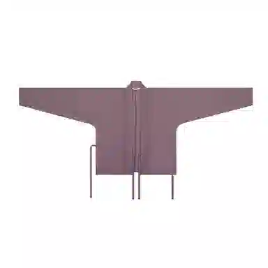 织造司 曲径幽兰 原创立领琵琶袖短袄通勤马面裙秋冬日常明制汉服 女款 黑色