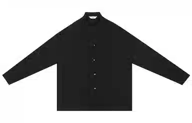 织造司 曲径幽兰 原创立领琵琶袖短袄通勤马面裙秋冬日常明制汉服 女款 黑色