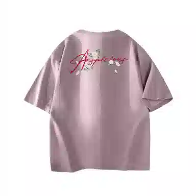 MJ STYLE Vintage Embroidered Logo T-Shirt