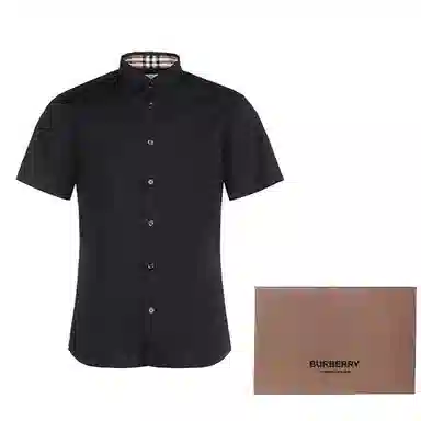 Burberry Short Sleeve Shirt Black