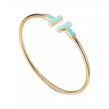 Tiffany & Co. Turquoise Coil Gold Bracelet