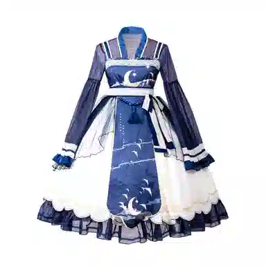 豹了个猫 夜与莺可爱华丽洛丽塔长袖连衣裙 萝莉装