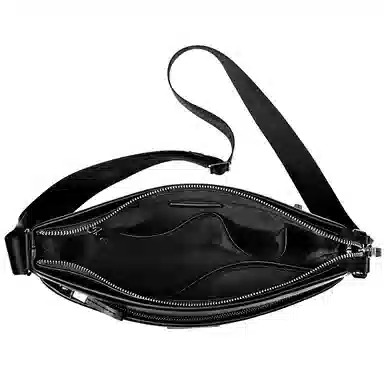 PABOJOE Business Leather Messenger Bag Black