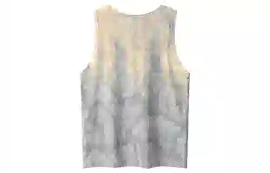 王者荣耀 标语款 美式复古扎染圆领字母宽松舒适百搭居家运动健身显肌肉透气排汗休闲背心 男女同款