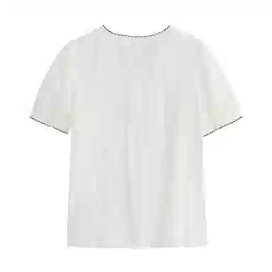 茵曼 舒适简约百搭短袖衬衫 女款