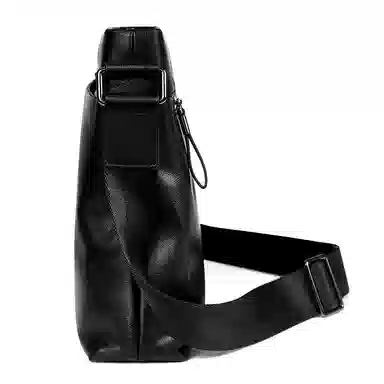 PABOJOE Business Leather Messenger Bag Black