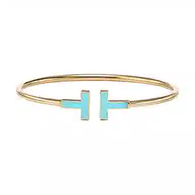 Tiffany & Co. Turquoise Coil Gold Bracelet