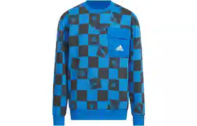 adidas Knit Warm Crew Sweatshirt Logo