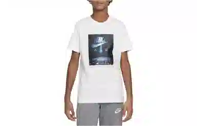 Nike Kids Logo T-Shirt White