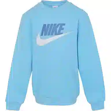 Nike K NSW CLUB FLC CREW LS HBR logo