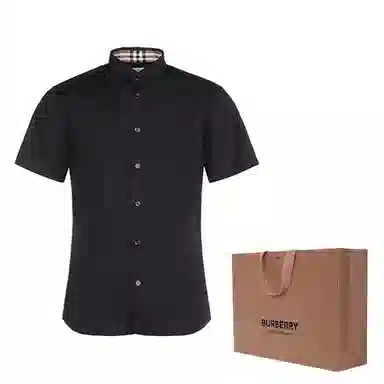 Burberry Short Sleeve Shirt Black