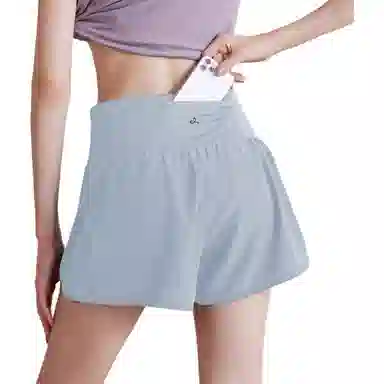 达兹 防走光跑步训练速干透气瑜伽三分裤运动短裤 女款