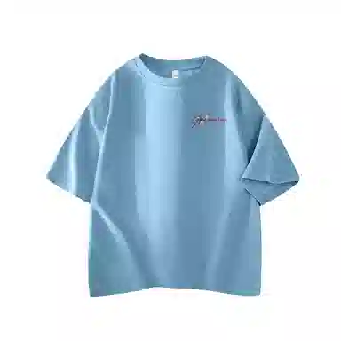 MJ STYLE Vintage Embroidered Logo T-Shirt