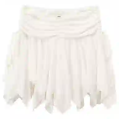 CHUU Lace Skirt White