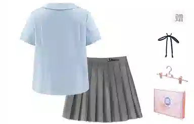 东鲸岁时记 设计感小众高级感减龄洋气短袖衬衫 女款