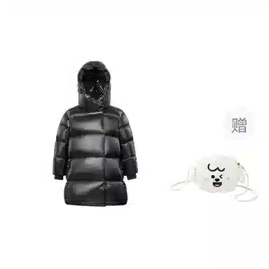 高梵 轻盈舒适柔软百搭羽绒服 黑色 中小童