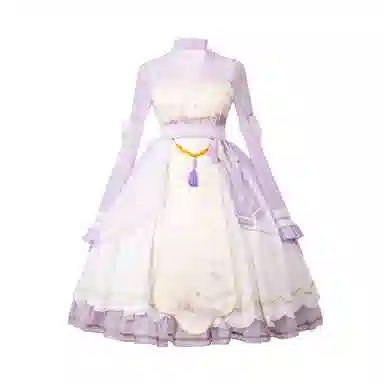 豹了个猫 夜与莺可爱华丽洛丽塔长袖连衣裙 萝莉装