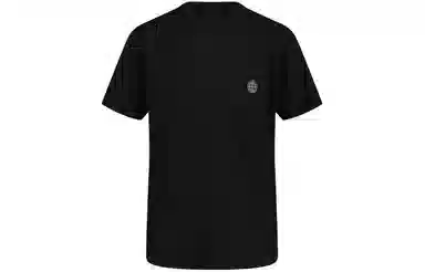 Stone Island Kids Logo Print T-Shirt Black