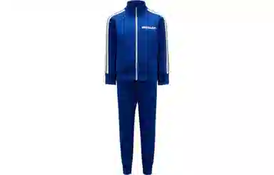 Moncler FW22 Striped Logo Tracksuit Blue