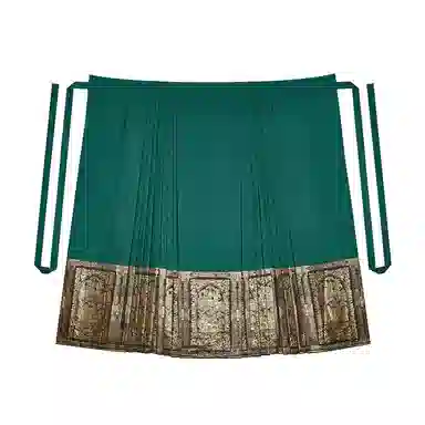 楼中阁织造司原创明制汉服仿妆花织金马面裙上衣搭配秋冬加绒长袄