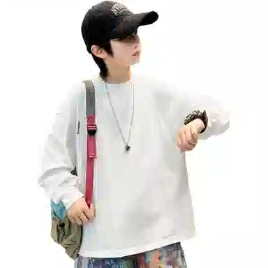 棉基因卫衣 圆领落肩亲肤长袖 儿童款