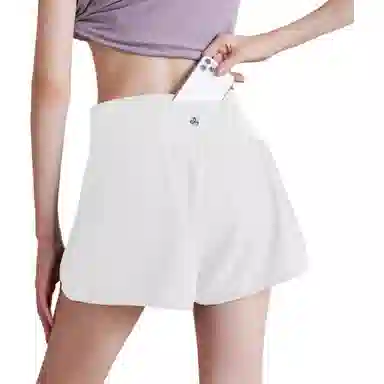 达兹 防走光跑步训练速干透气瑜伽三分裤运动短裤 女款