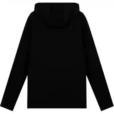 乔丹 纯色拉链连帽百搭 透气耐磨防紫外线防晒服 男款 黑色