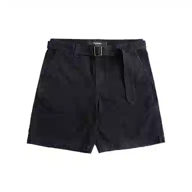 实年服工 单件手作系列 重磅水洗宽松纯色休闲透气五分工装短裤 男款