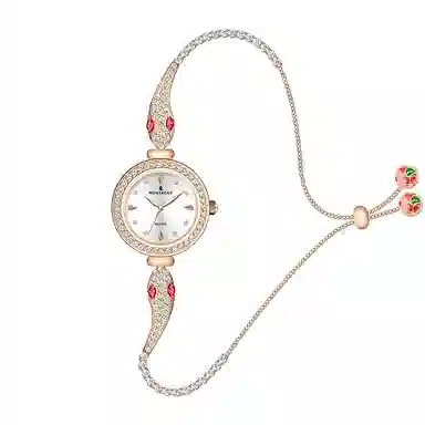 梦特娇 女款手表 法国巴黎奢侈品牌 经典时尚 简约防水百搭 学生商务运动手表 石英机芯 合金表带 国表 女表 银色表盘