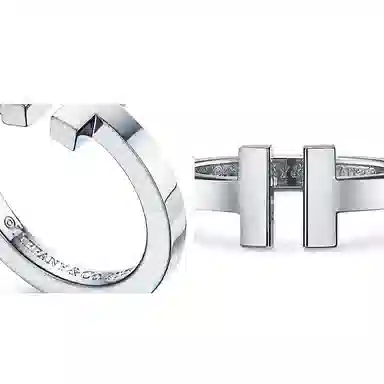 Tiffany & Co. T Series 18K White Gold Ring
