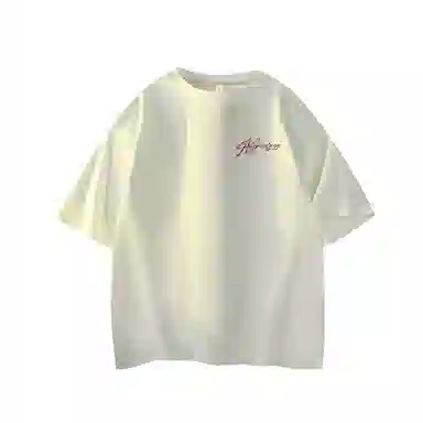 MJ STYLE Vintage Embroidered Logo T-Shirt