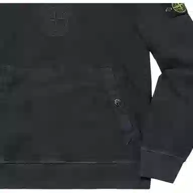 Supreme x Stone Island Hoodie Black